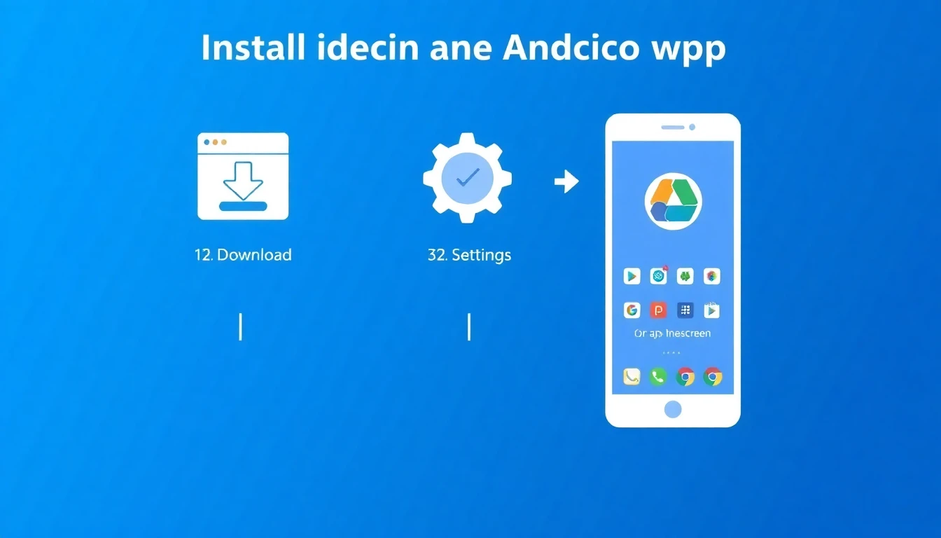 安卓安装示意图